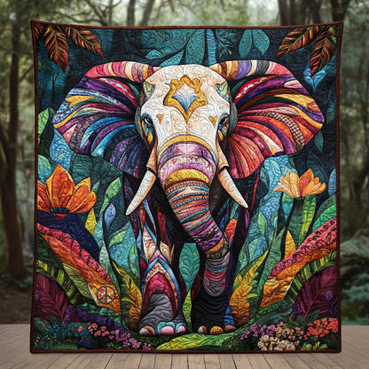 Patchwork Elephant WJ1411027CL Quilt