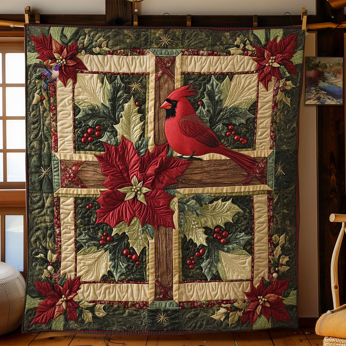 Jolly Cardinal WN2211063CL Quilt