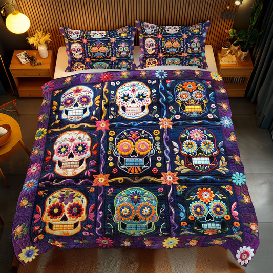 Calavera Sugar Skulls WJ2009029CL Duvet Cover Set