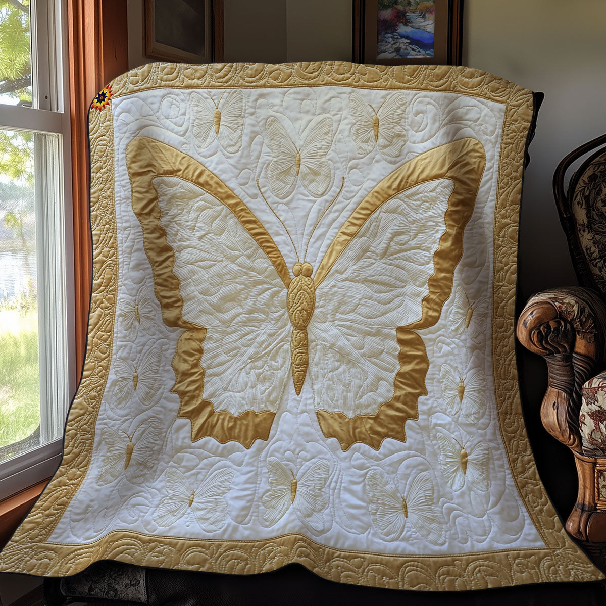 Butterfly WY2111041CL Quilt