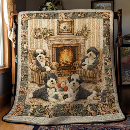 Schnauzer Snowy Fun WN2811045CL Quilt