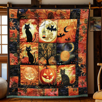 Eerie Halloween Cat WN1309060CL Quilt