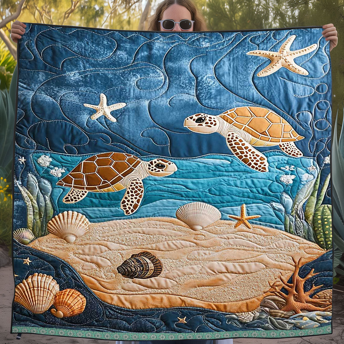 Sea Turtle WJ3009012CL Quilt