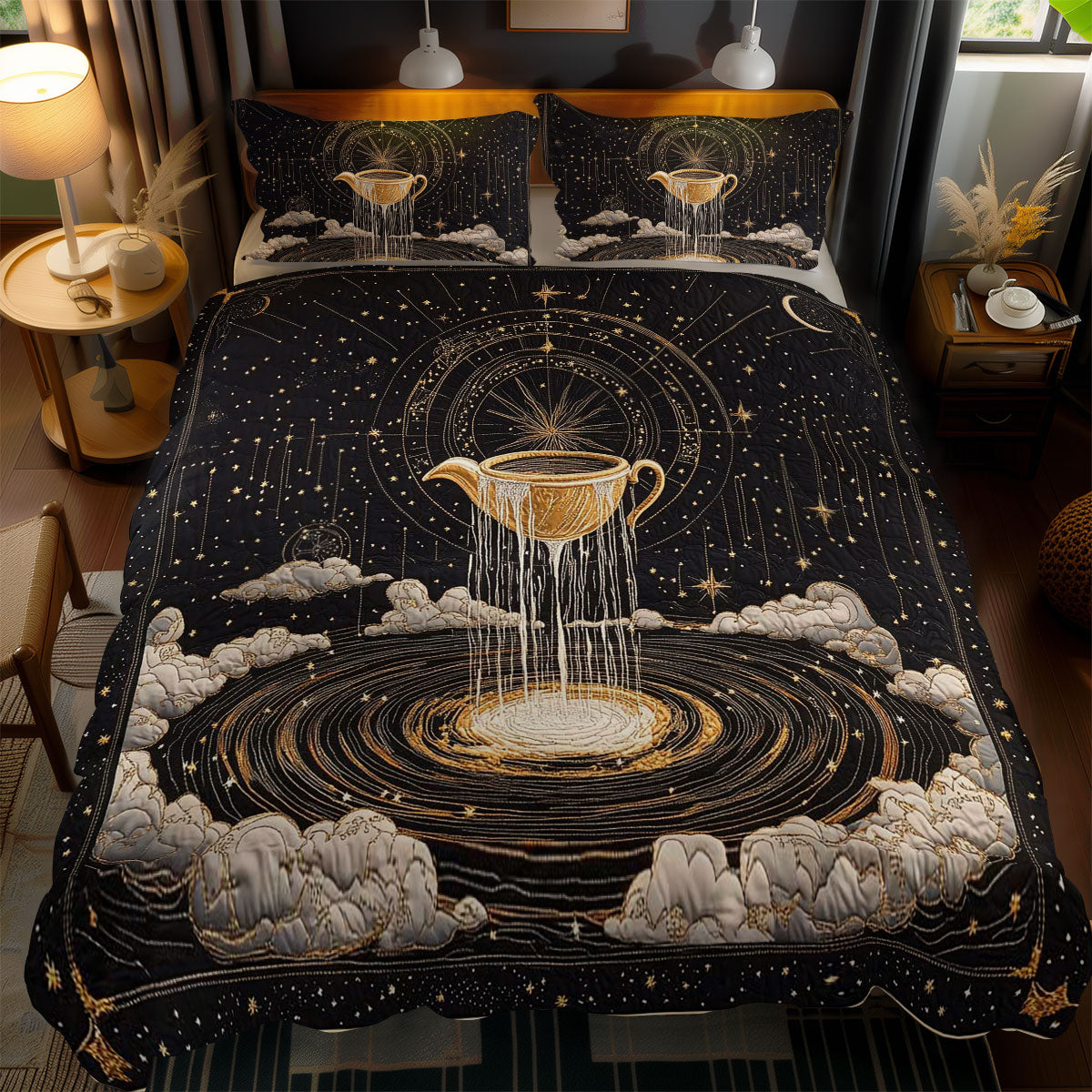 Aquarius Flow WN3012052CL Duvet Cover Set