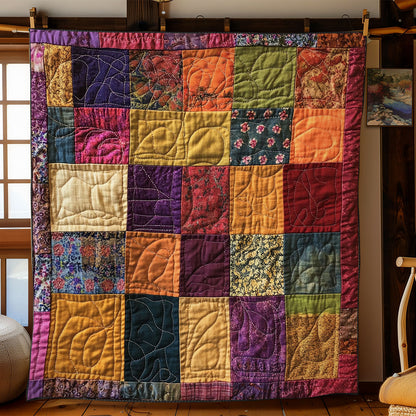 Vintage Square Patchwork WY1302016CL Quilt
