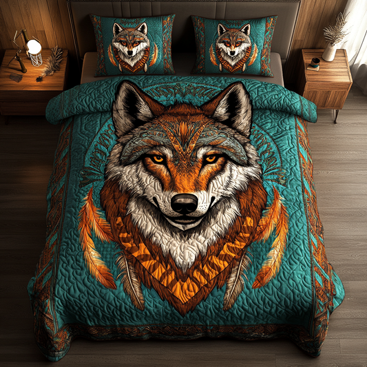Native American Wolf WG1301006CL Duvet Cover Set
