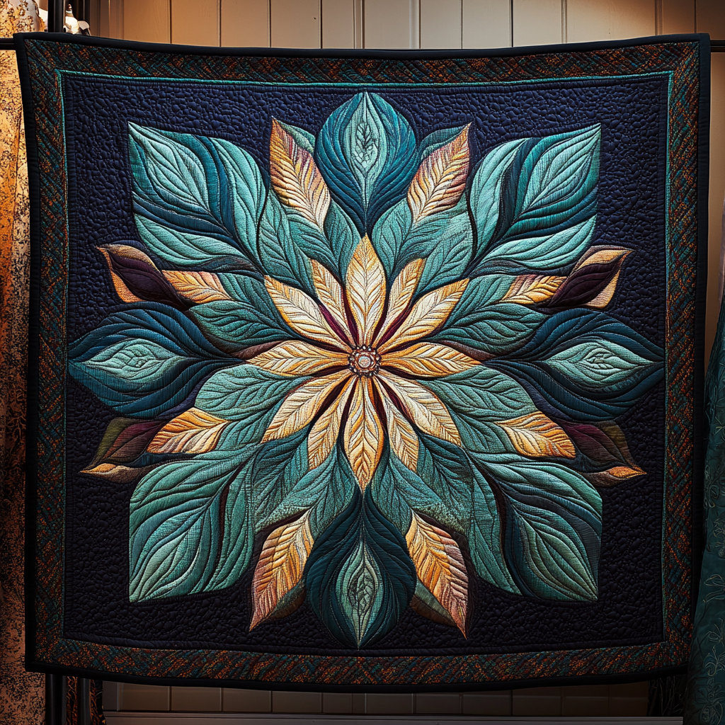 Native Enigma Flowers WN2409040CL Quilt