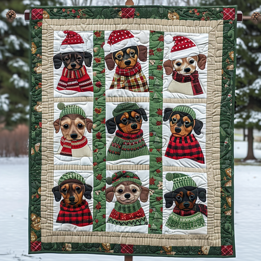 Dachshund Friends WN1909084CL Quilt