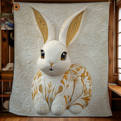 Royal White Rabbit WY2011017CL Quilt