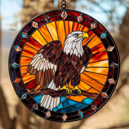 Eagle Vision WN2211067CL Stained Glass Suncatcher