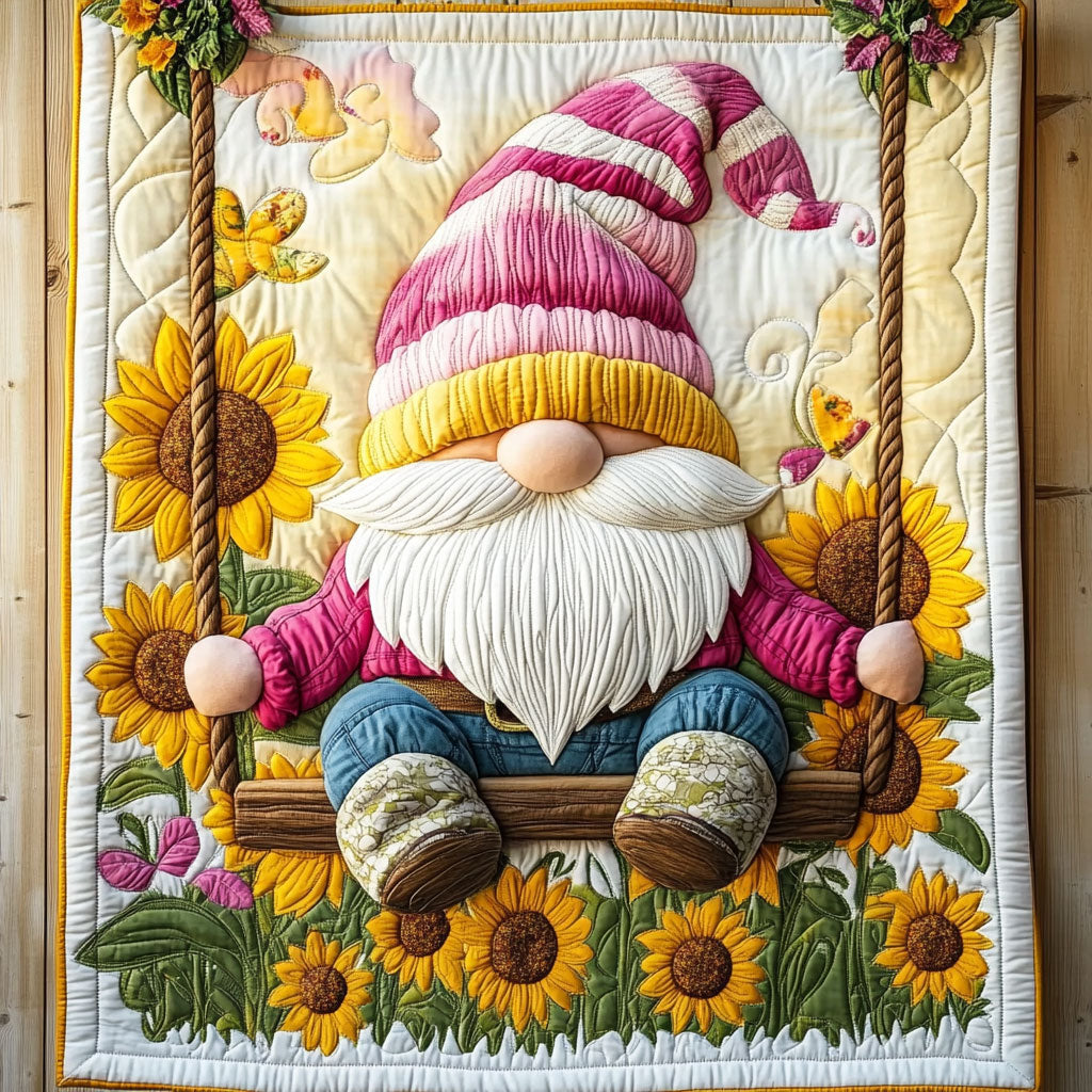 Peaceful Gnome CW2404021CL Quilt