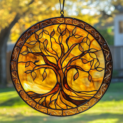 Mystic Sunset Tree WY2202185CL Suncatcher