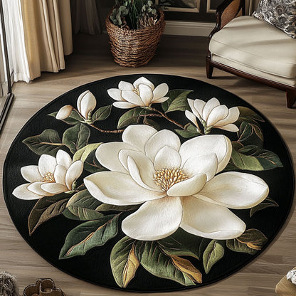 Magnolia Garden WP1403048CL Quilted Round Mat
