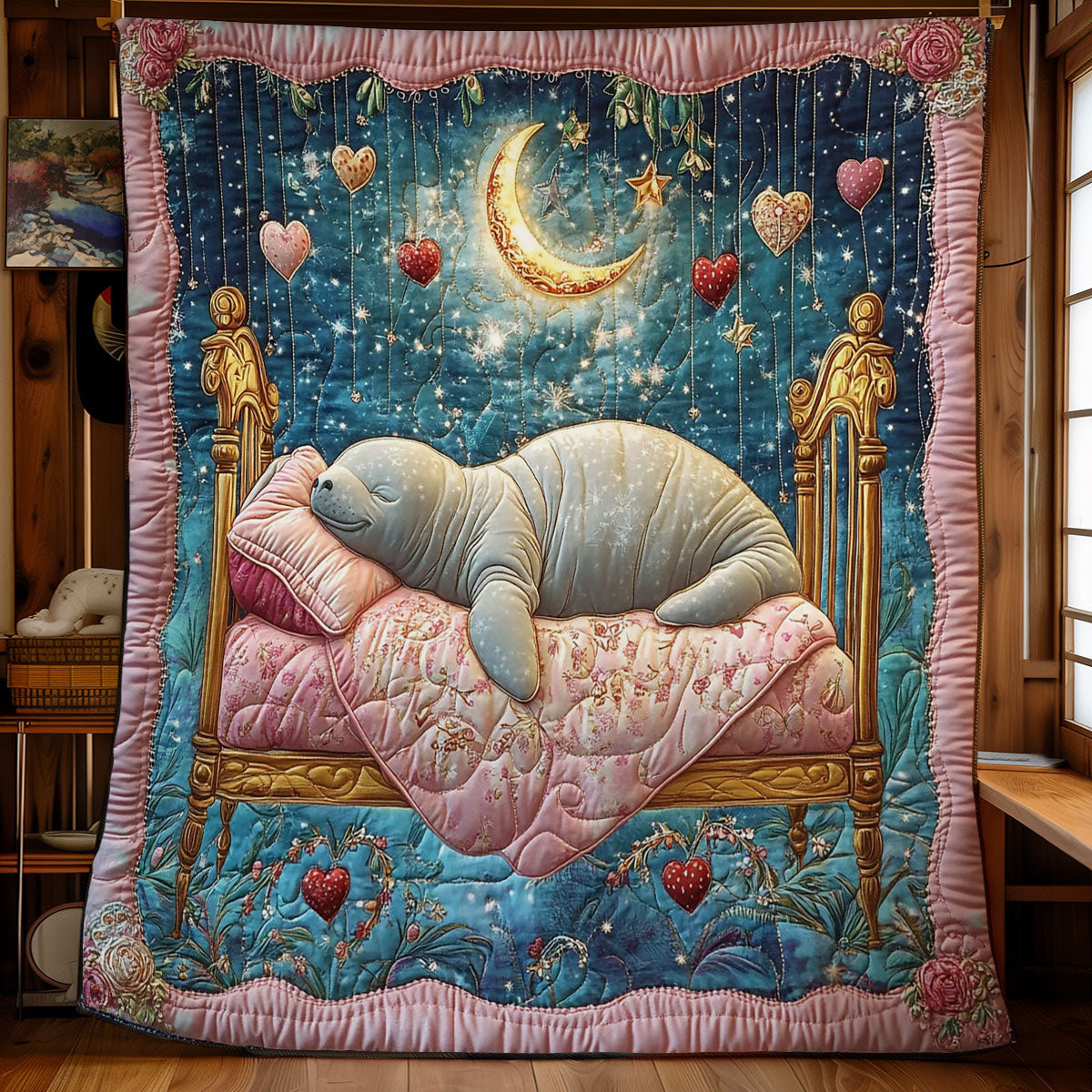 Sweet Dream Of Manatee WY2301079CL Quilt