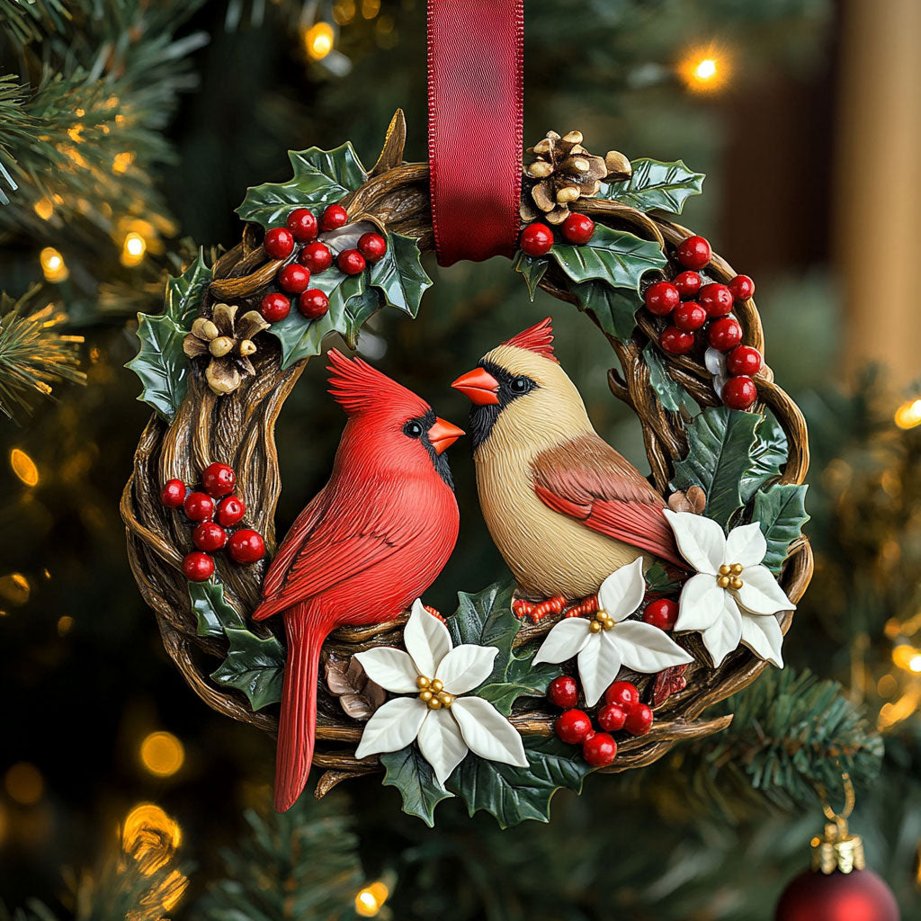 Cozy Lantern Cardinal WN2110017CL Christmas Ornament