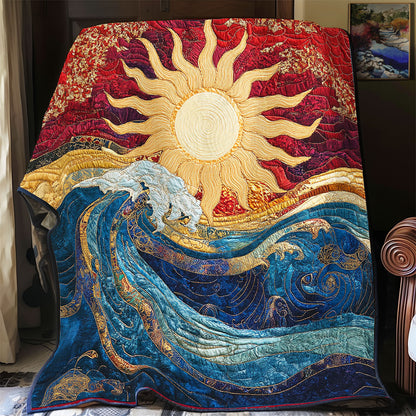 Vibrant Sun And Ocean WY1902097CL Quilt