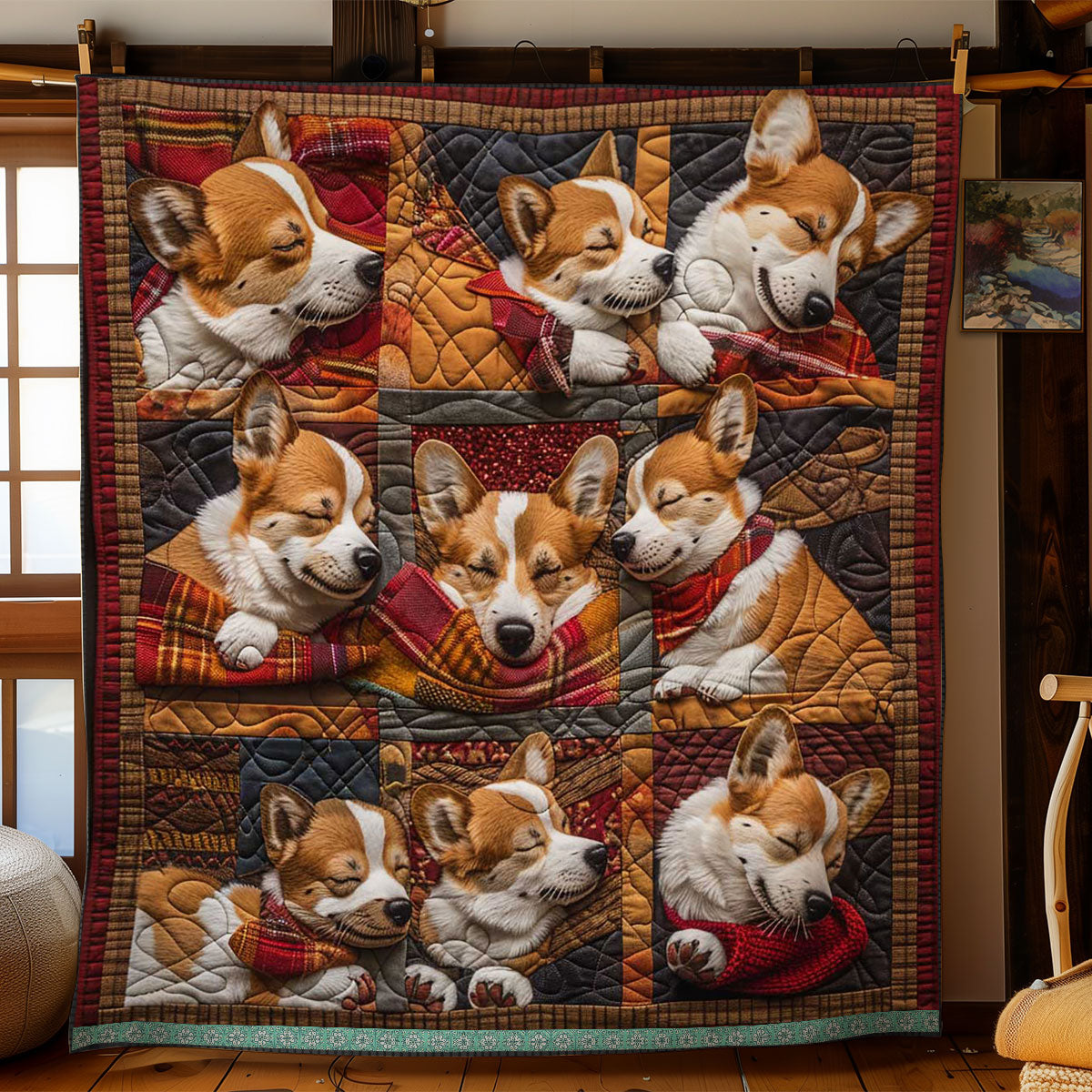 Corgi Soft Snooze WN1209038CL Quilt