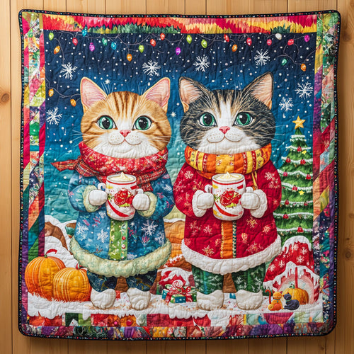 Scottish Fold Christmas WT1110024CL Quilt