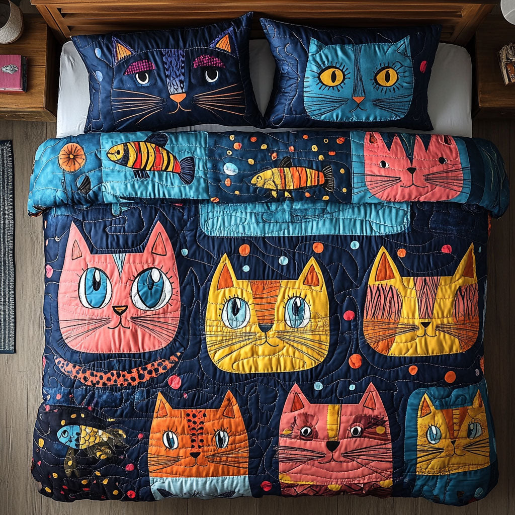 Cute Cat WY1302081CL Duvet Cover Set