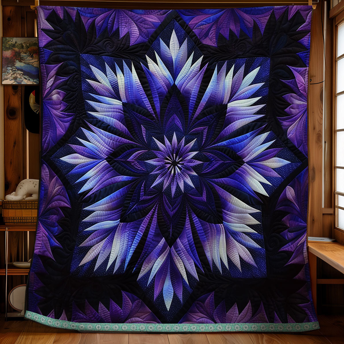 Mystic Purple Bloom WN1309013CL Quilt