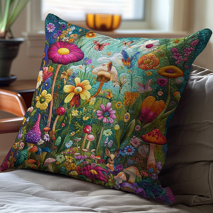 Mushroom Forest WY0911052CL Quilt Pillow Case