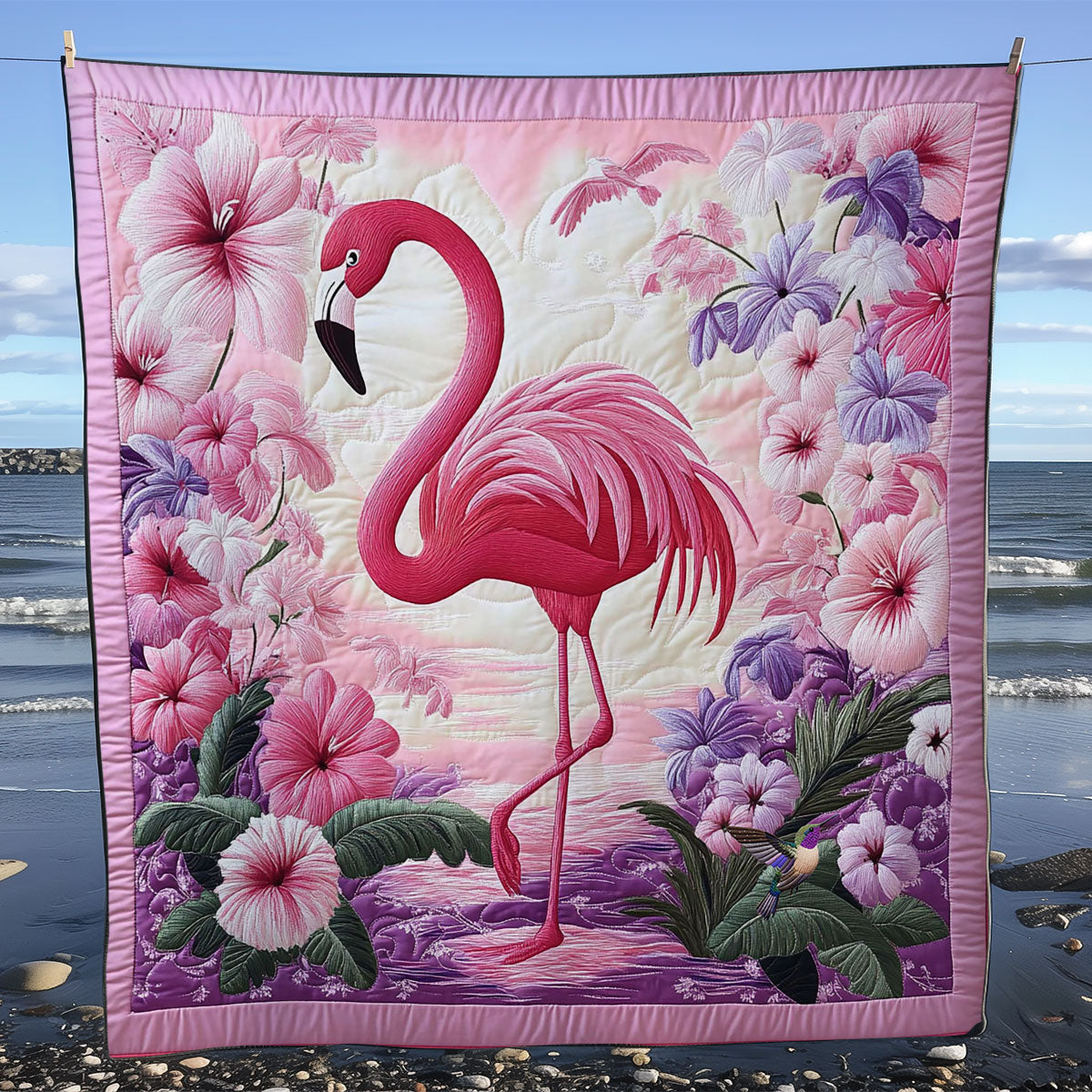 Flamingo WY0612022CL Quilt