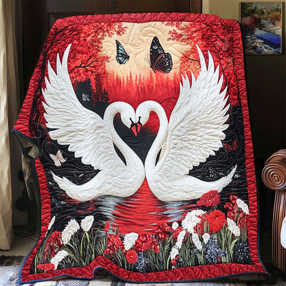 Couple Swan WX2101051CL Quilt