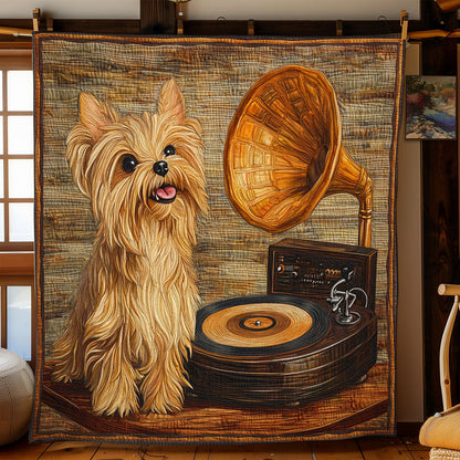 Yorkshire Terrier Record Player WY0801082CL Quilt