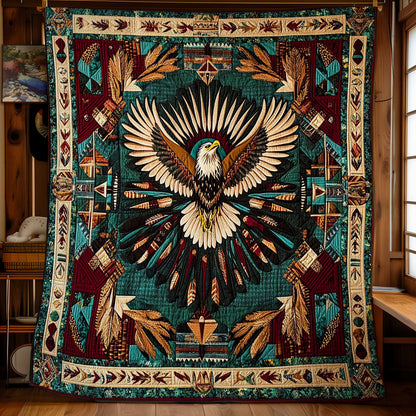 Glorious Native Eagle WY2101056CL Quilt
