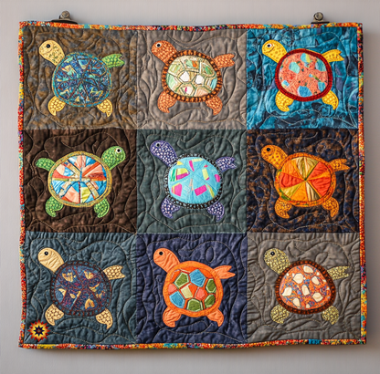 Colorful Turtle YR2312022CL Quilt