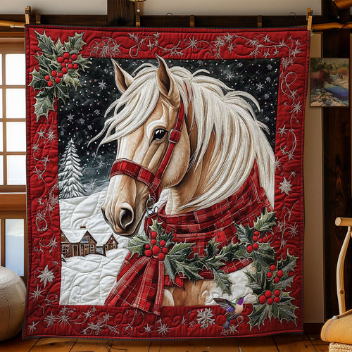 Christmas Horse WY0612014CL Quilt