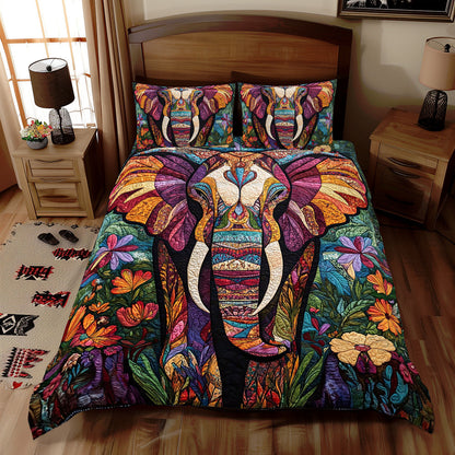 Patchwork Elephant WJ1211032CL Duvet Cover Set