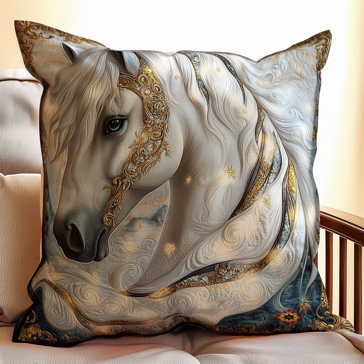 Royal Horse WY2711054CL Quilt Pillow Case
