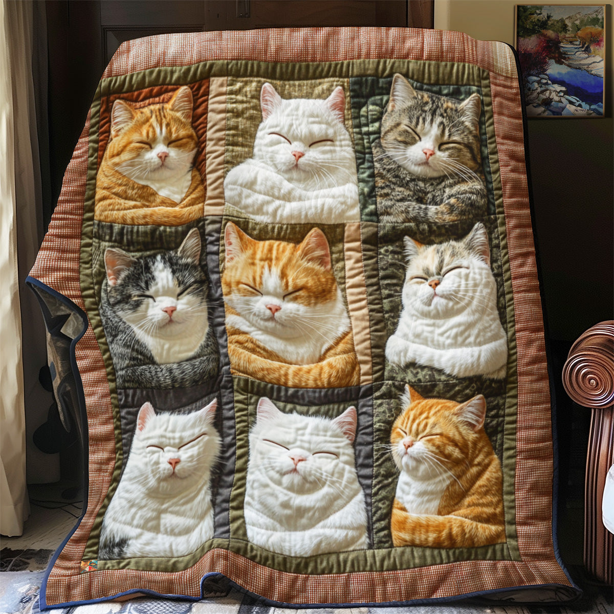 Cozy Cat Dream YR2712001CL Quilt