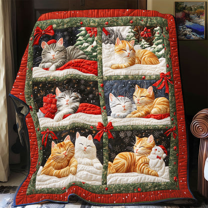 Feline Noel Charm YR1101046CL Quilt