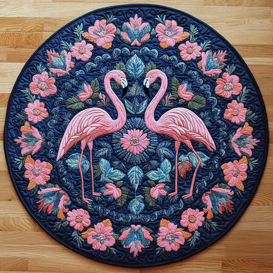 Tropical Embrace CP0805017CL Quilted Round Mat