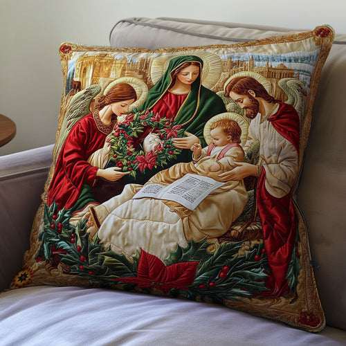 Holy Family WY0612088CL Quilt Pillow Case