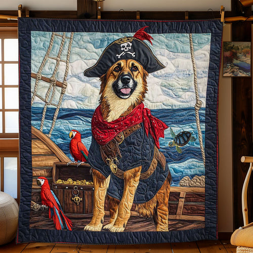 German Shepherd's Treasure Hunt WN0811036CL Quilt