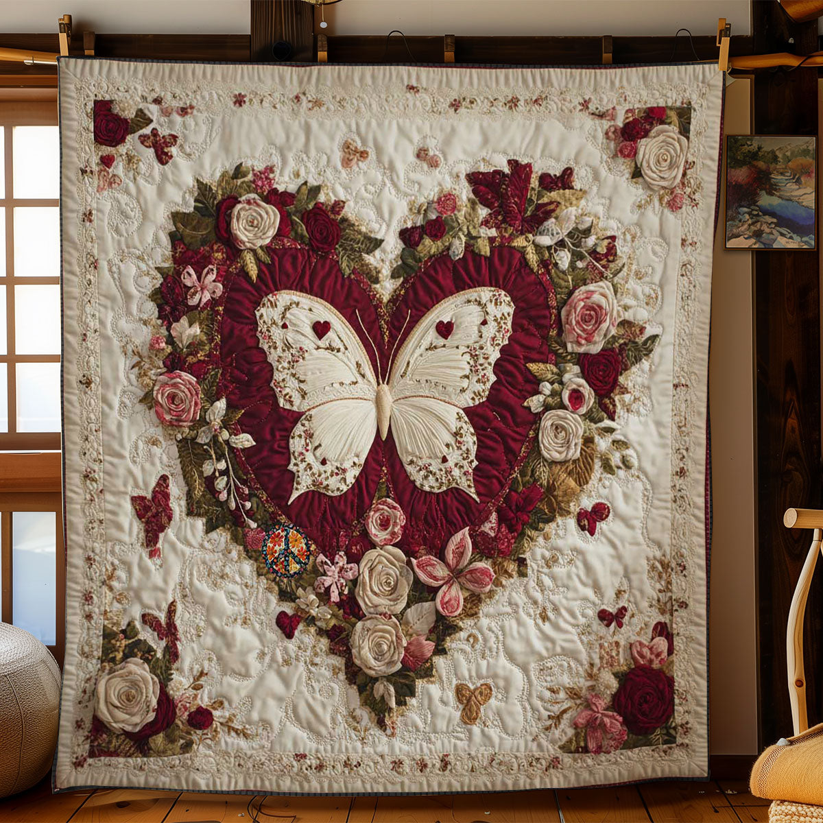 Heart Of A Butterfly WN0712033CL Quilt