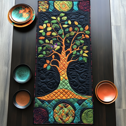 Tree Of Life Whispers WN0310072CL Quilted Table Runner