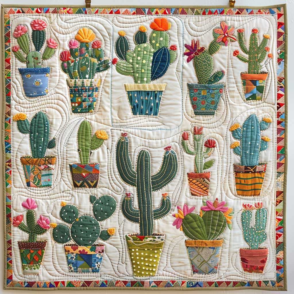 Cacti Collection XR1408010CL Quilt