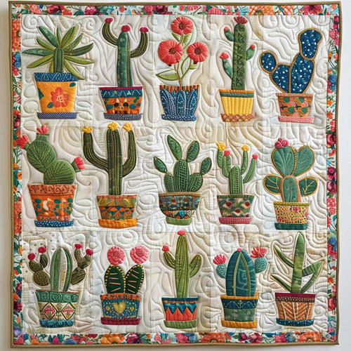 Cacti Lovers XR1408012CL Quilt