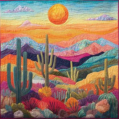 Cactus And Sun XR1009030CL Quilt