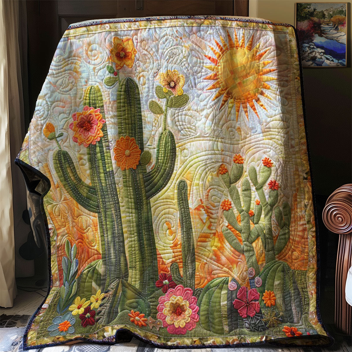 Cactus Bloom Comfort WN2607034CL Quilt