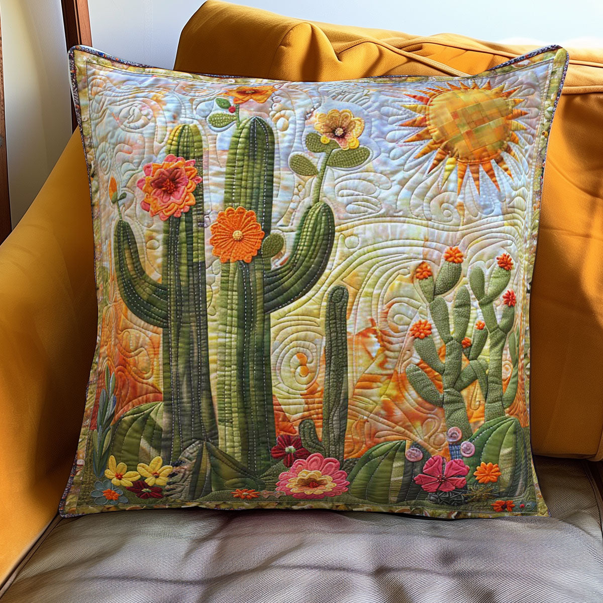 Cactus Bloom Comfort WN2607039CL Quilt Pillow Case