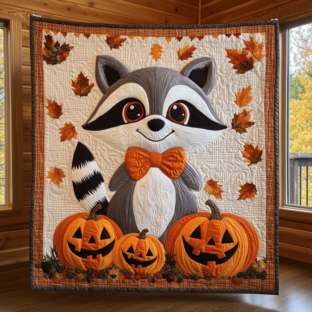 Autumn Raccoon CW1906002CL Quilt