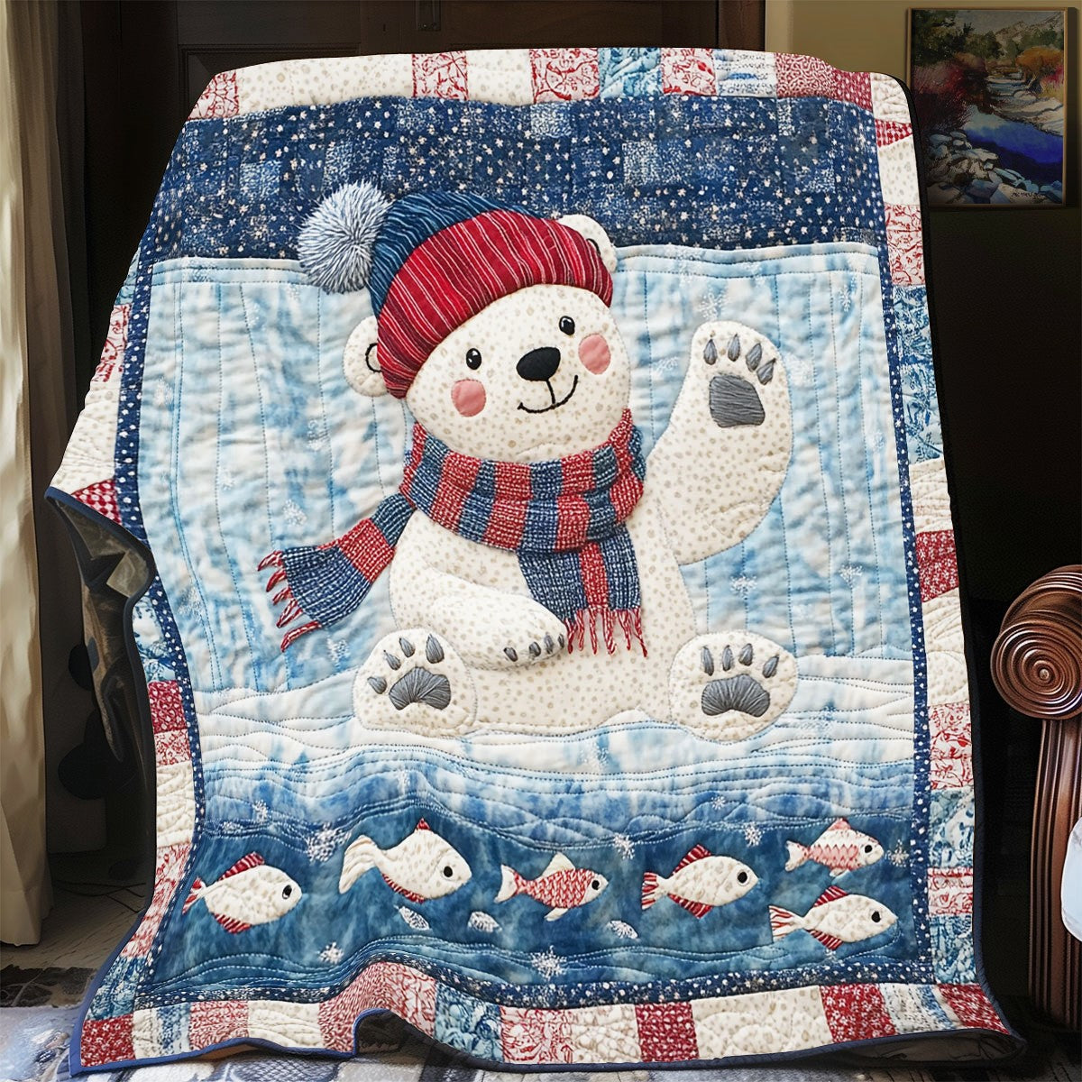 Adorable Polar Bear XB1303013CL Quilt