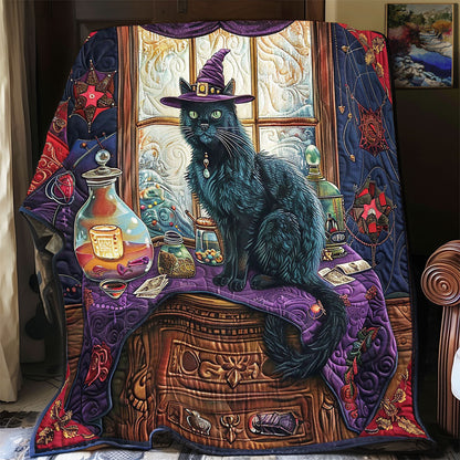 Mystic Sorcerer Cat WY0801041CL Quilt