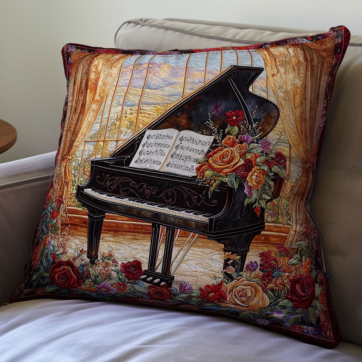 Piano WY2212017CL Quilt Pillow Case