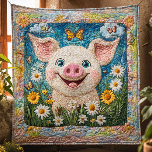 Blooming Pig WN0110001CL Quilt